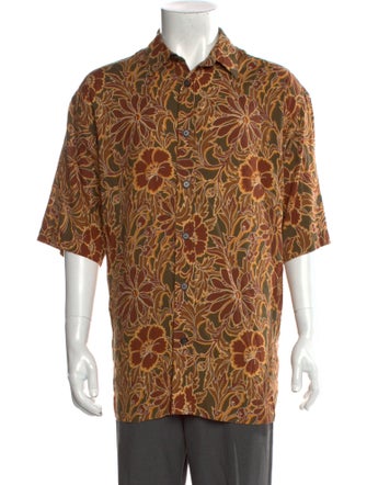 Nanushka Animal Print Short Sleeve Shirt