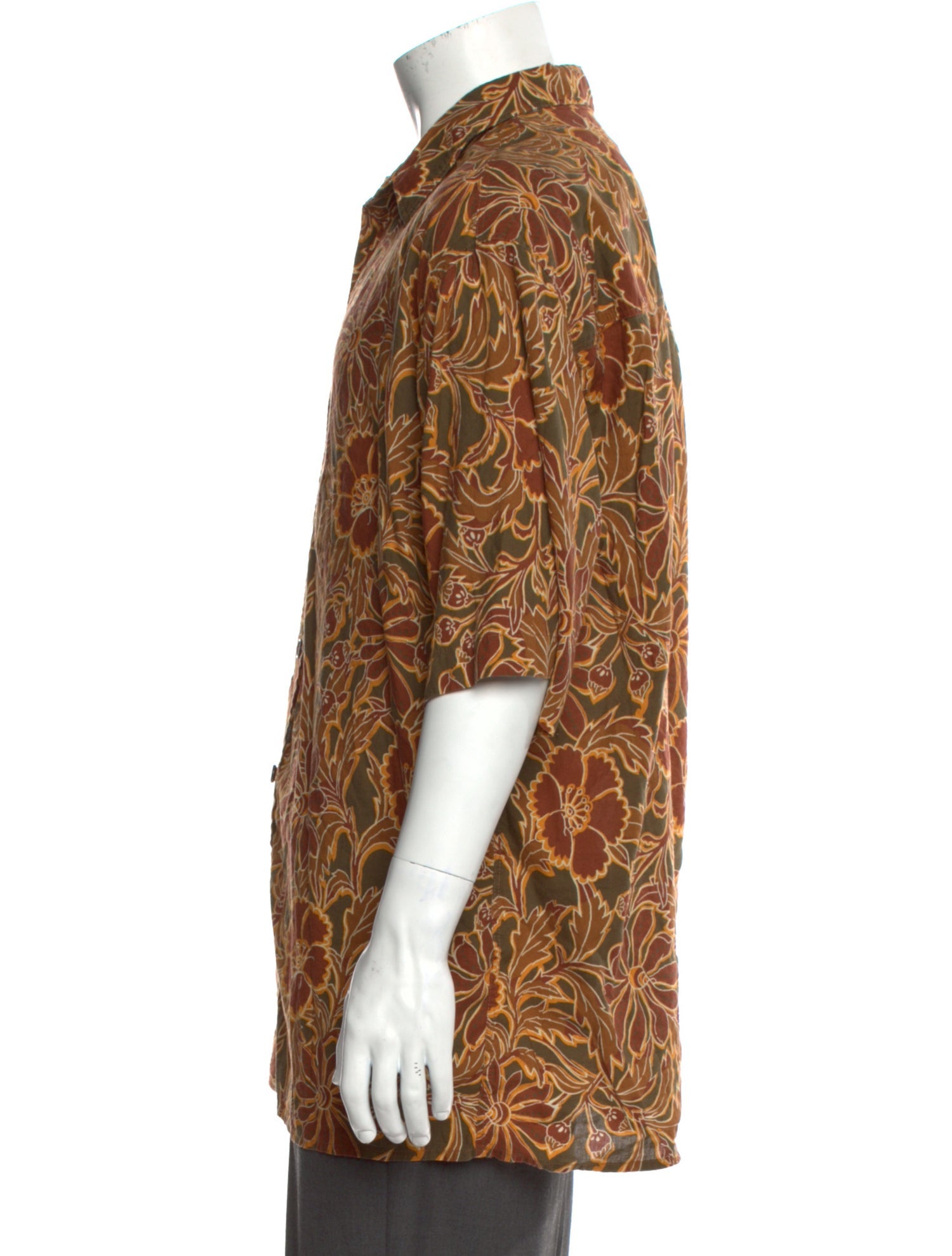 Nanushka Animal Print Short Sleeve Shirt