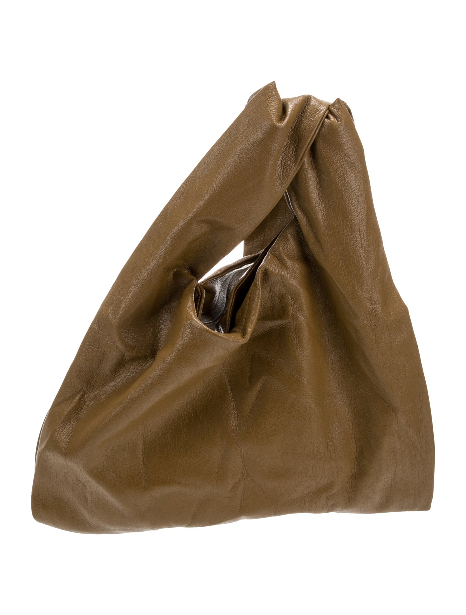 Nanushka Leather Top Handle Bag