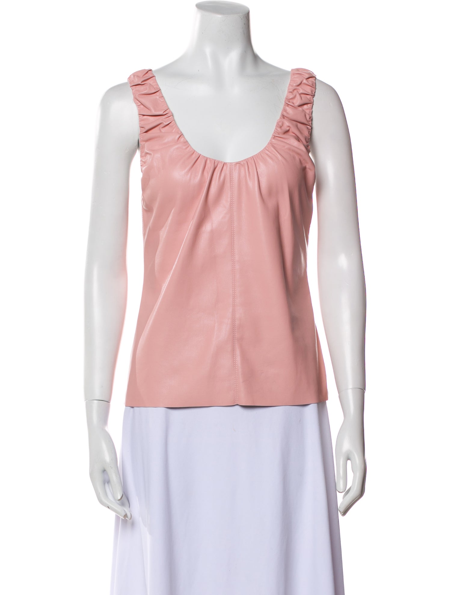 Nanushka Scoop Neck Sleeveless Top
