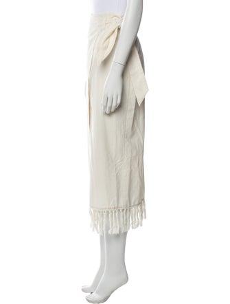 Nanushka Tassel Accents Midi Length Skirt