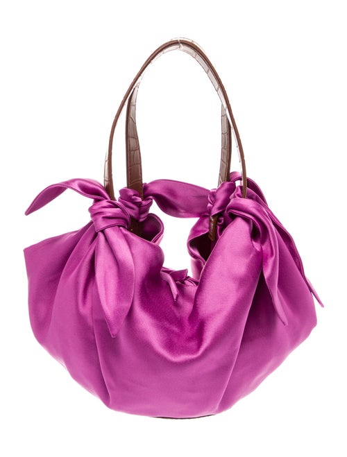 Nanushka Satin Bucket Bag