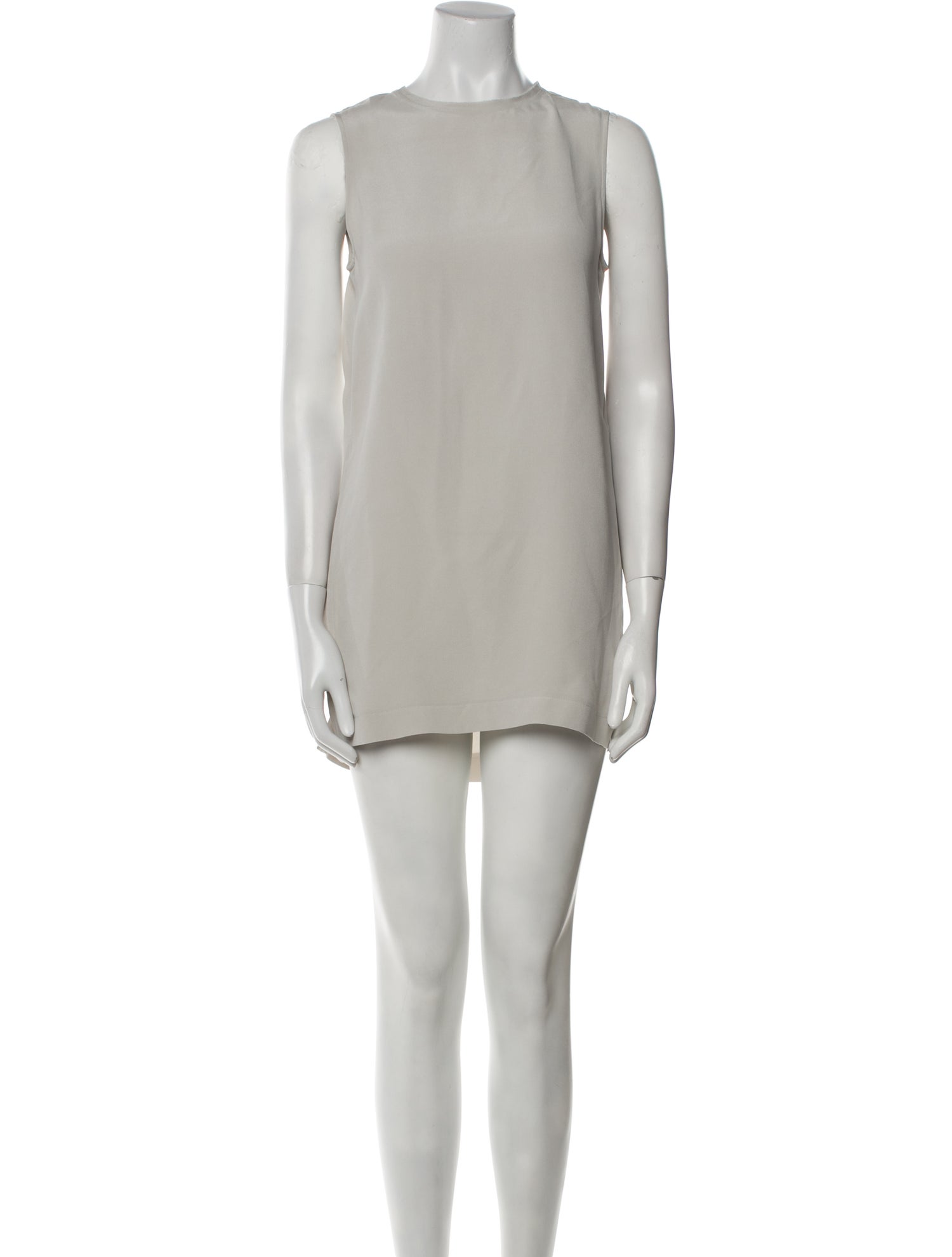 Nanushka Silk Crew Neck Tunic