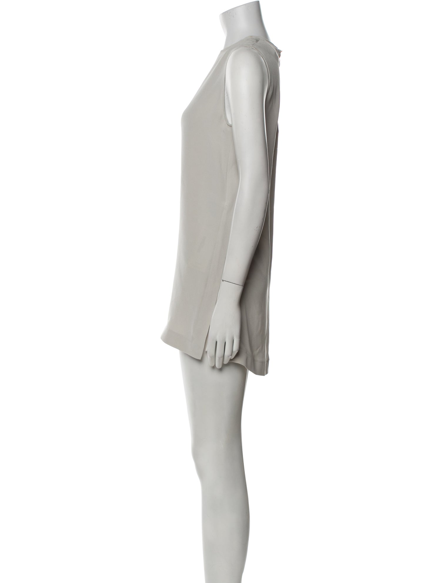 Nanushka Silk Crew Neck Tunic