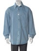 Nanushka Long Sleeve Denim Shirt