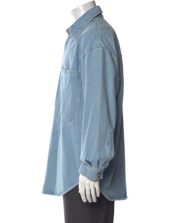 Nanushka Long Sleeve Denim Shirt