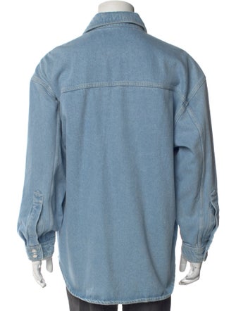 Nanushka Long Sleeve Denim Shirt