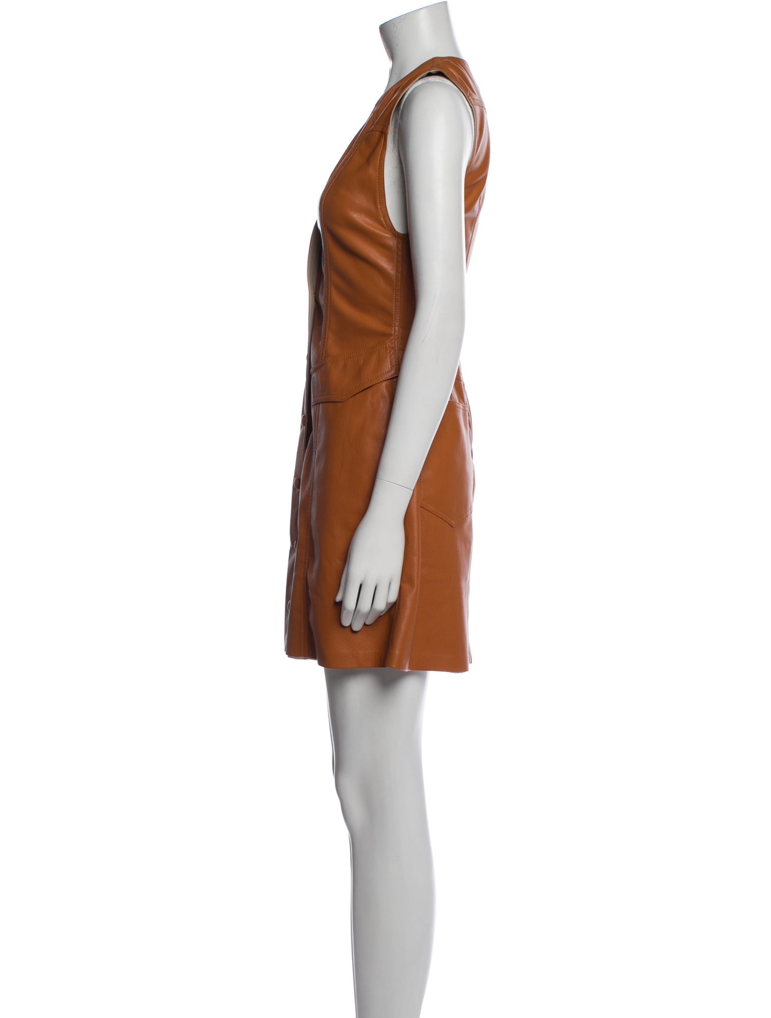 Nanushka V-Neck Mini Dress