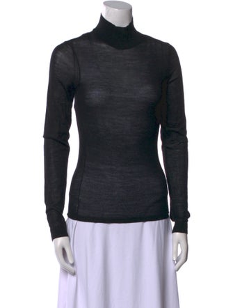 Nanushka Merino Wool Mock Neck Sweater