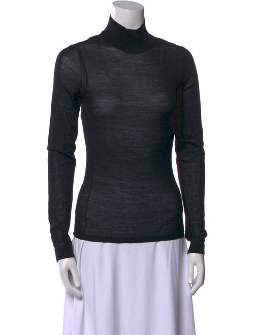 Nanushka Merino Wool Mock Neck Sweater