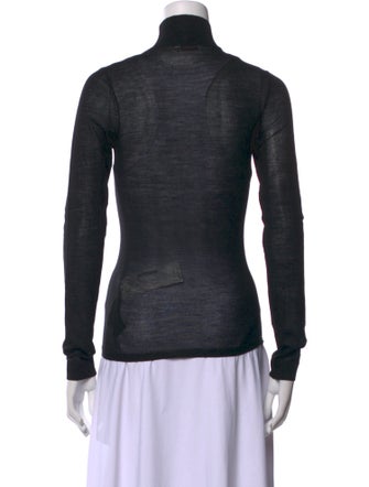 Nanushka Merino Wool Mock Neck Sweater