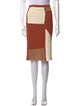 Nanushka Colorblock Pattern Knee-Length Skirt
