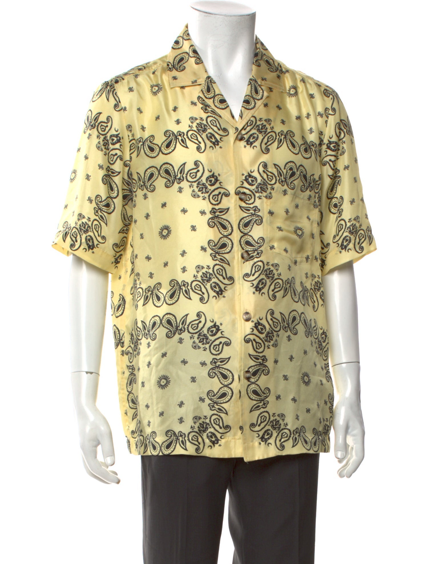 Nanushka Silk Floral Print Shirt