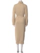 Nanushka Merino Wool Midi Length Dress
