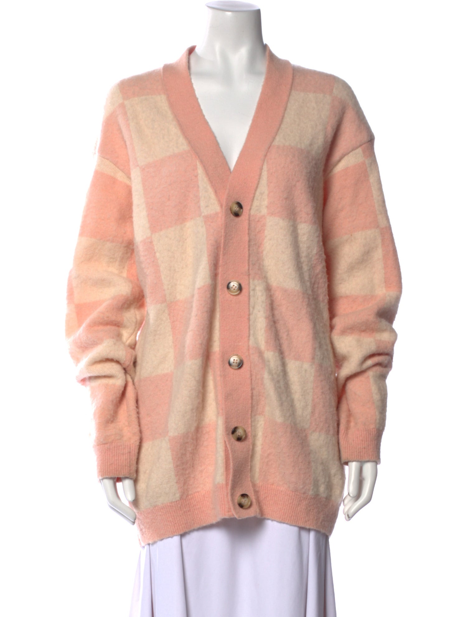 Nanushka Striped V-Neck Sweater