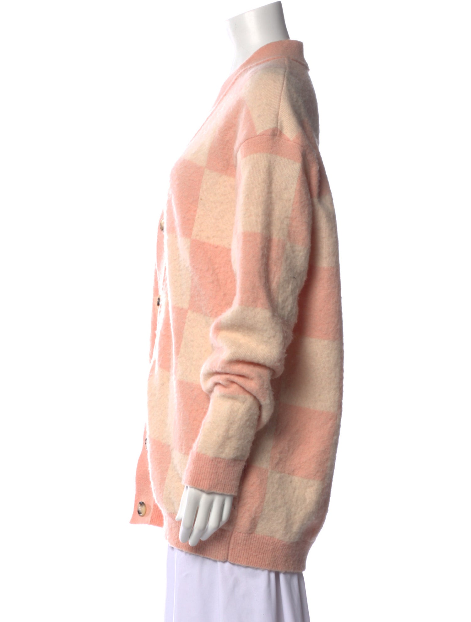 Nanushka Striped V-Neck Sweater