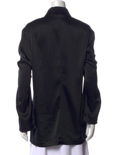 Nanushka Silk Long Sleeve Button-Up Top