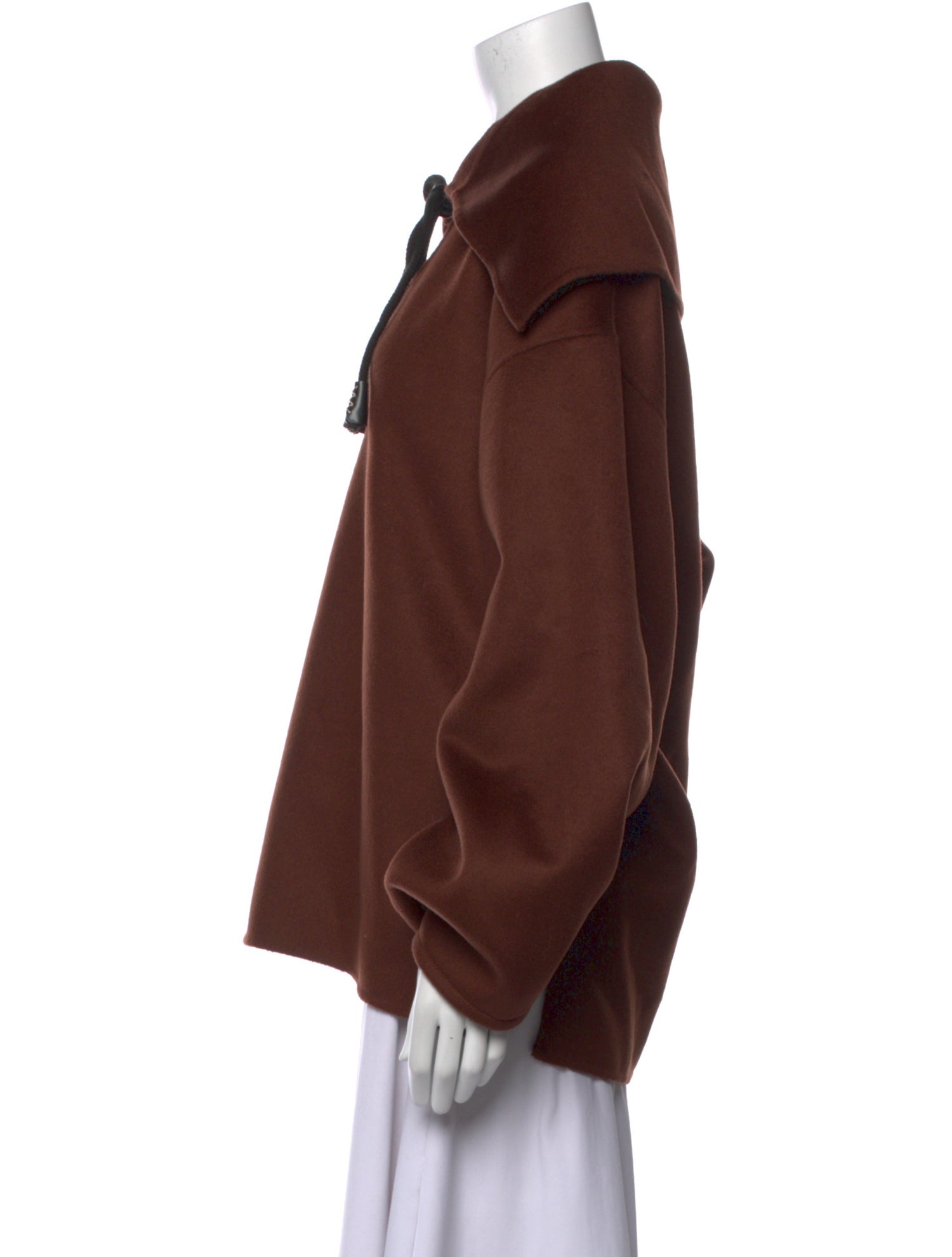 Nanushka Wool Tie Neck Sweatshirt