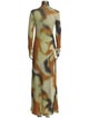 Nanushka Printed Long Dress