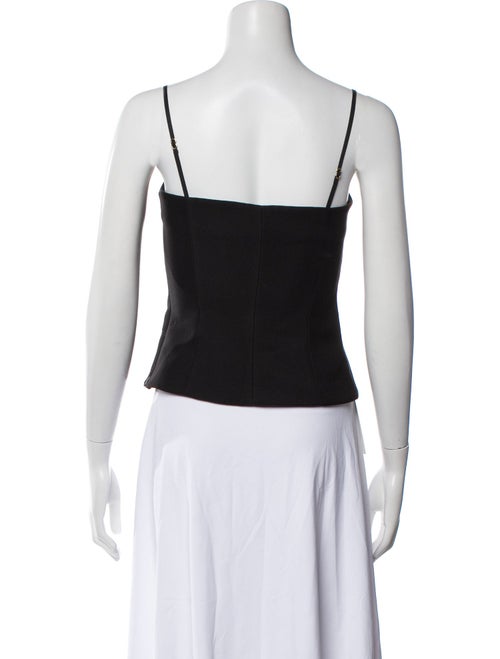 Nanushka Square Neckline Sleeveless Crop Top