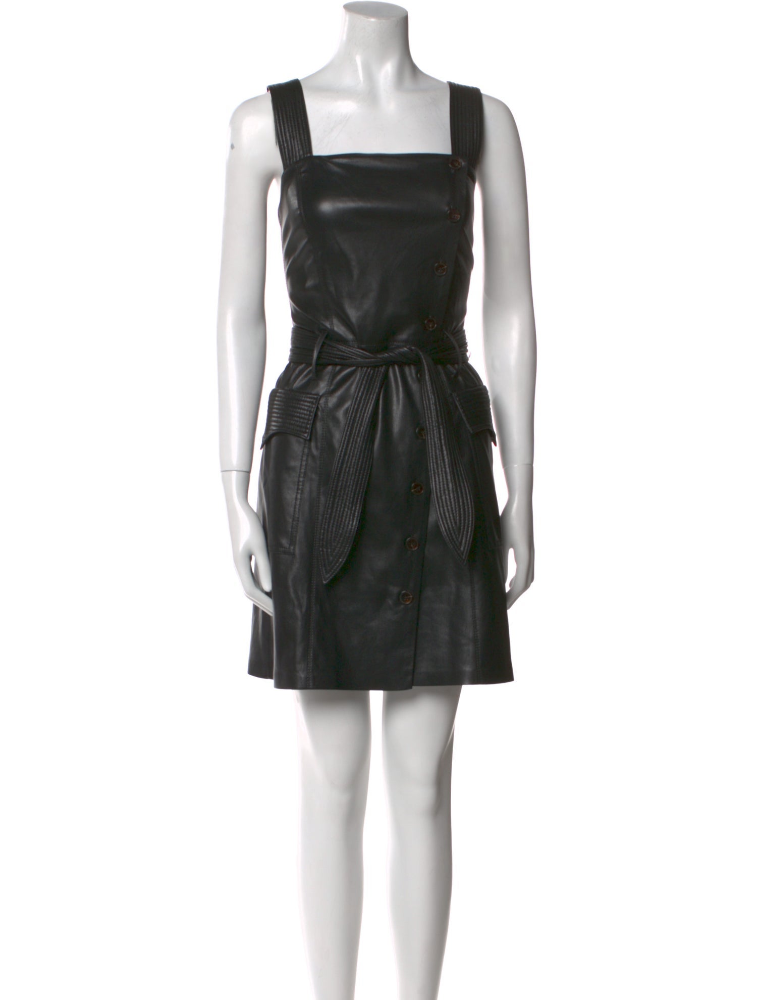 Nanushka Square Neckline Mini Dress