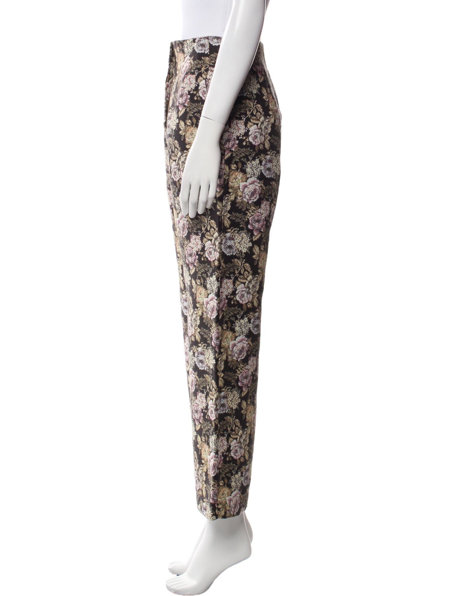 Nanushka Floral Print Wide Leg Pants