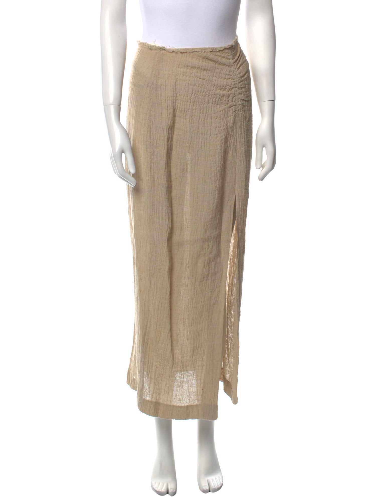 Nanushka Linen Long Skirt