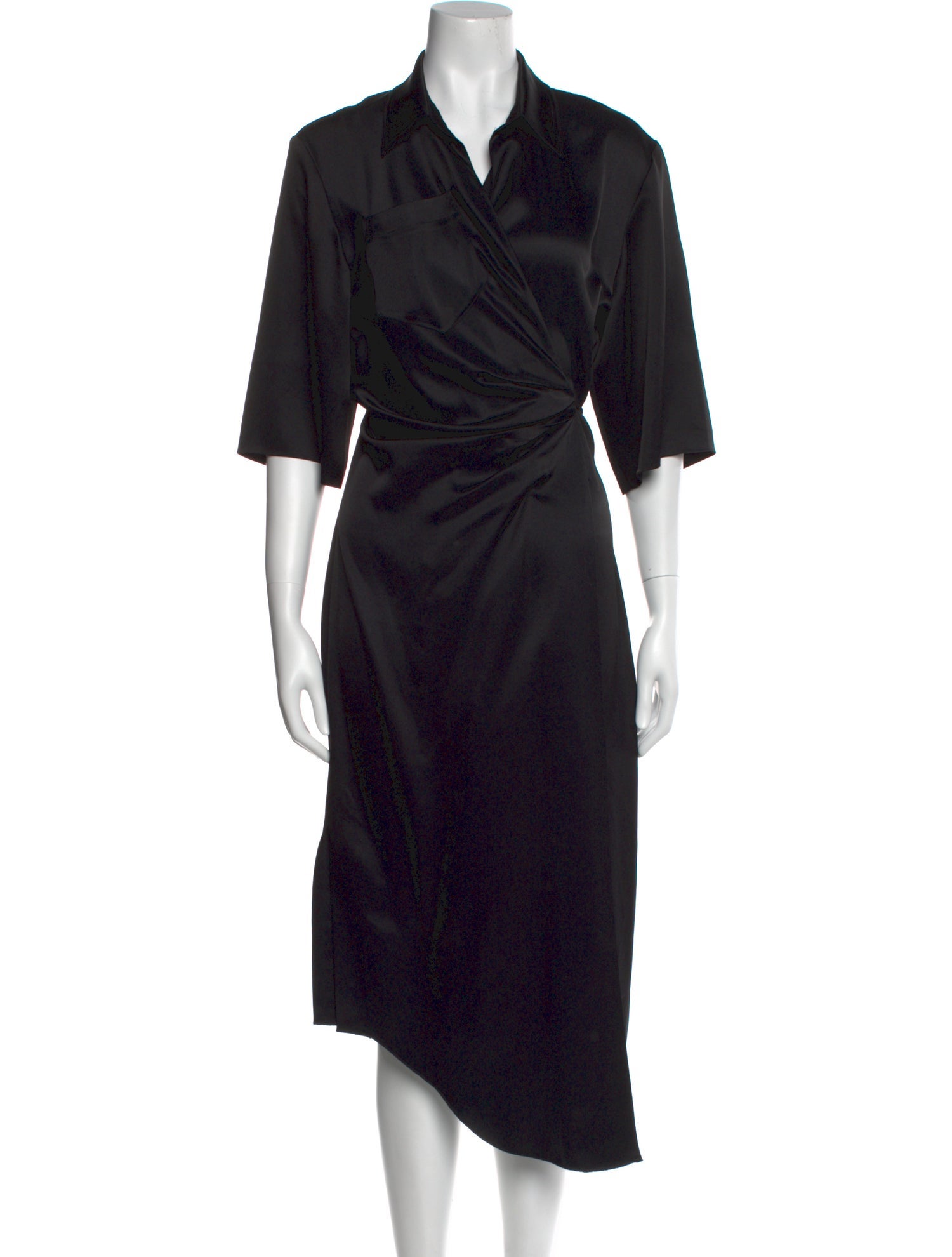 Nanushka V-Neck Midi Length Dress