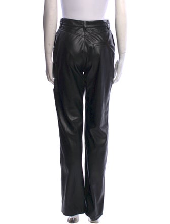 Nanushka Vegan Leather Straight Leg Pants