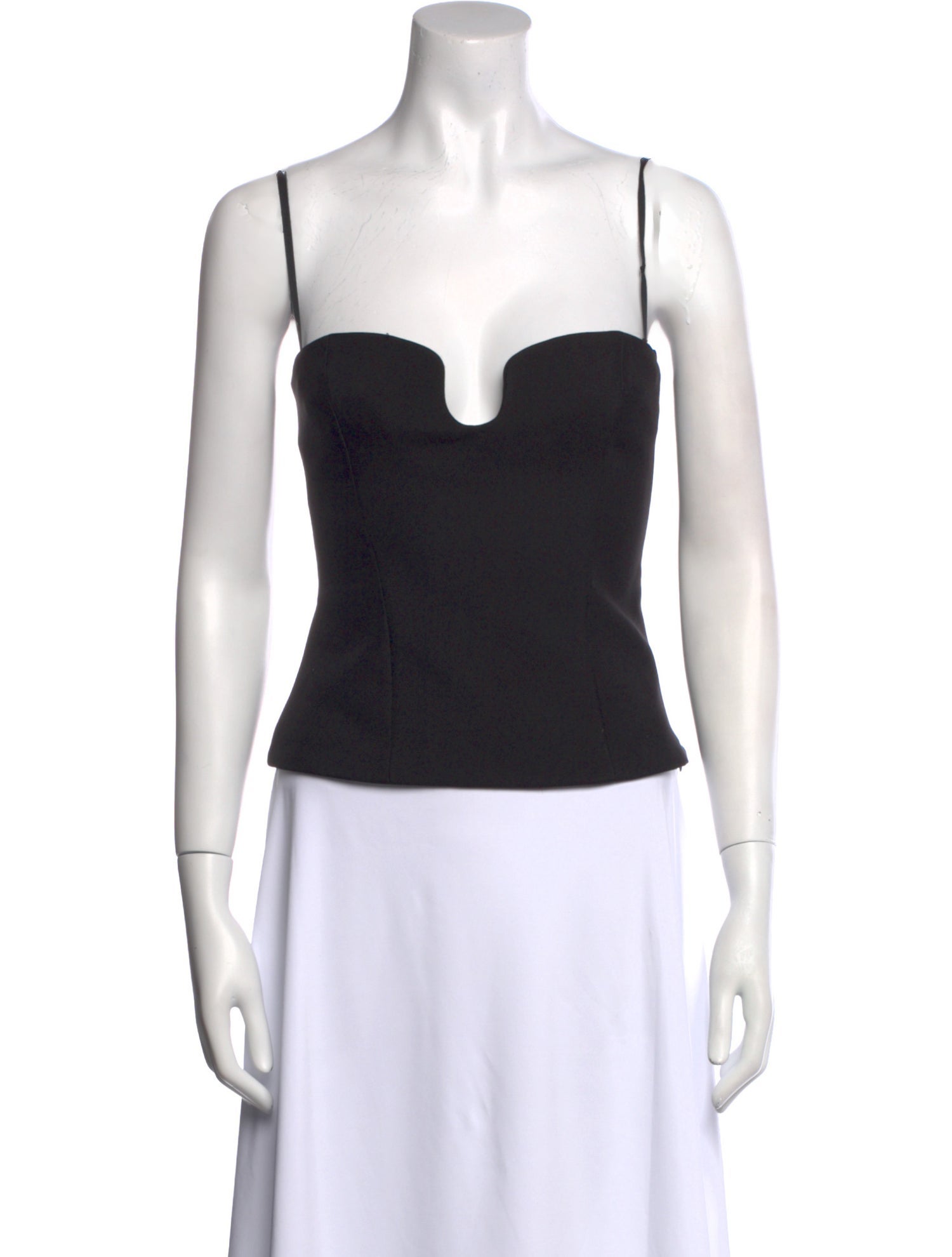 Nanushka Strapless Crop Top