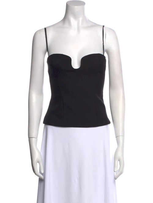 Nanushka Strapless Crop Top