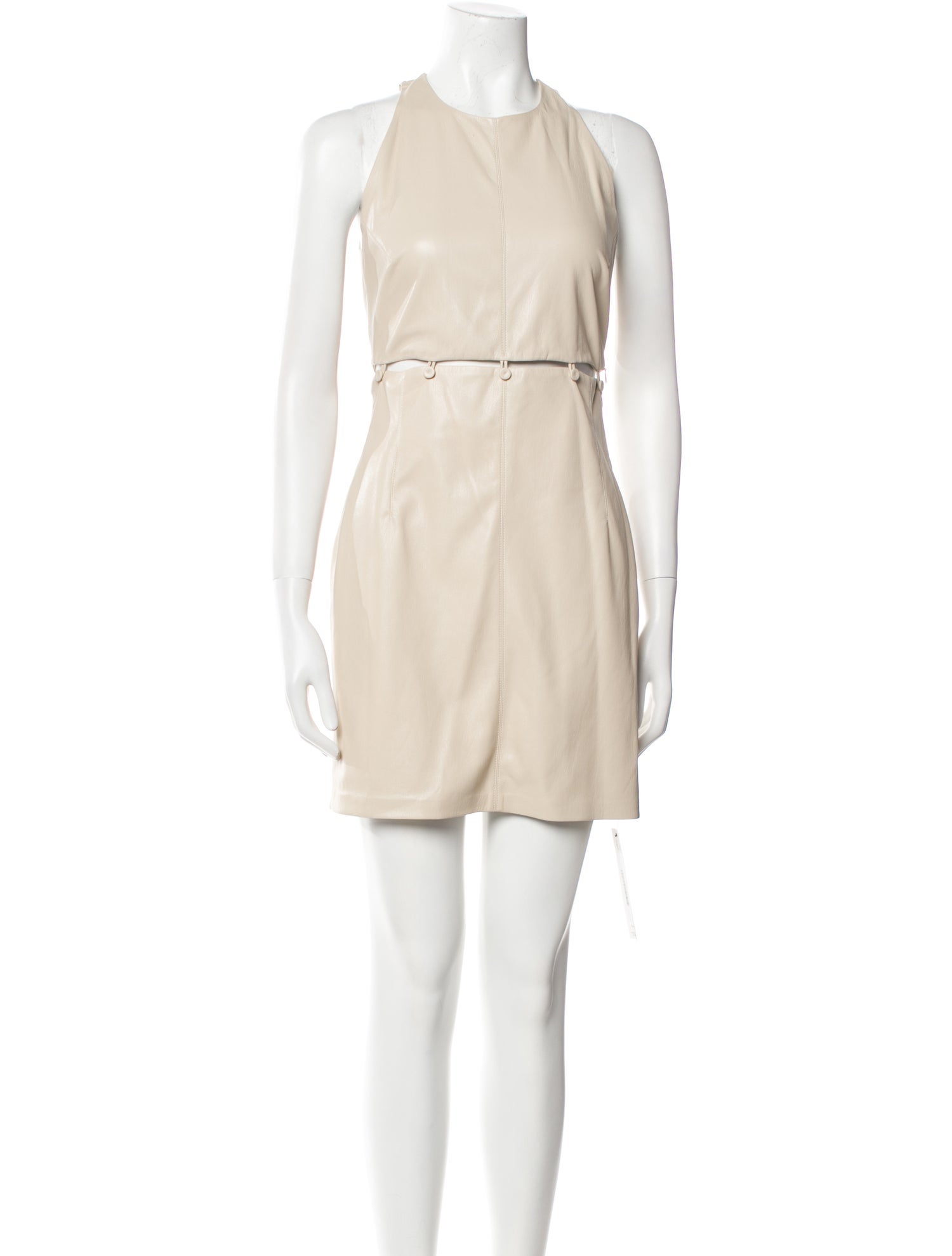 Nanushka Crew Neck Mini Dress