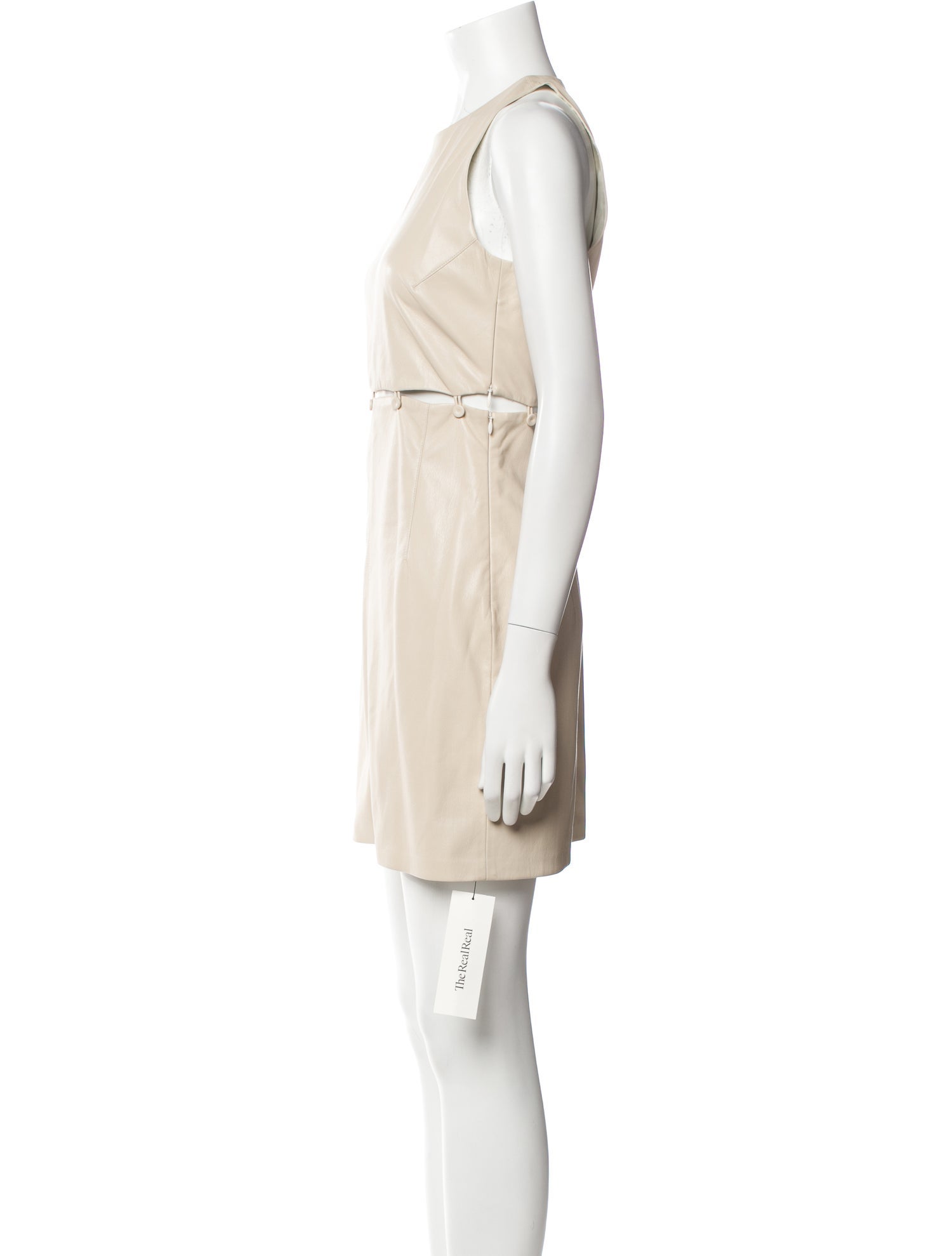 Nanushka Crew Neck Mini Dress