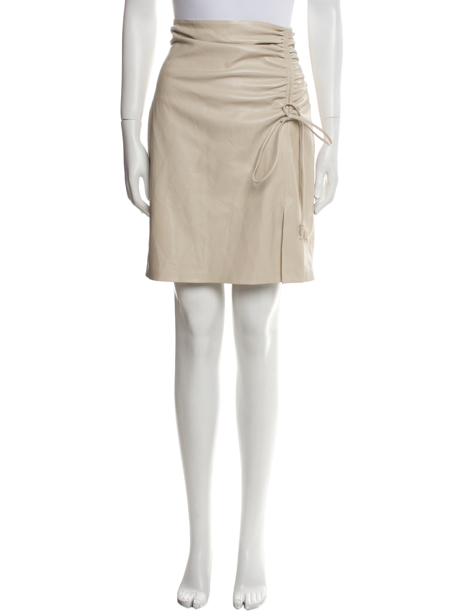 Nanushka Pleated Accents Knee-Length Skirt