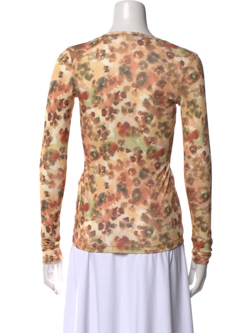 Nanushka Tie-Dye Print Scoop Neck Top