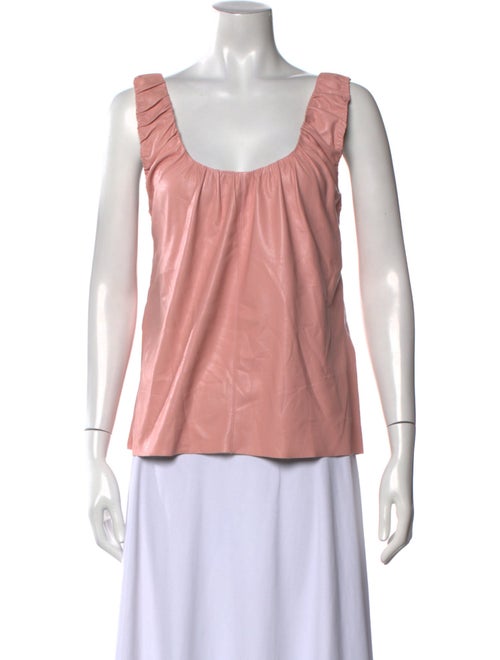 Nanushka Scoop Neck Sleeveless Top