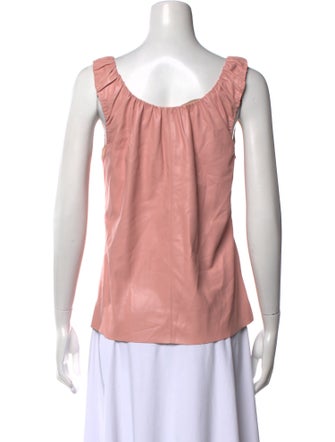 Nanushka Scoop Neck Sleeveless Top