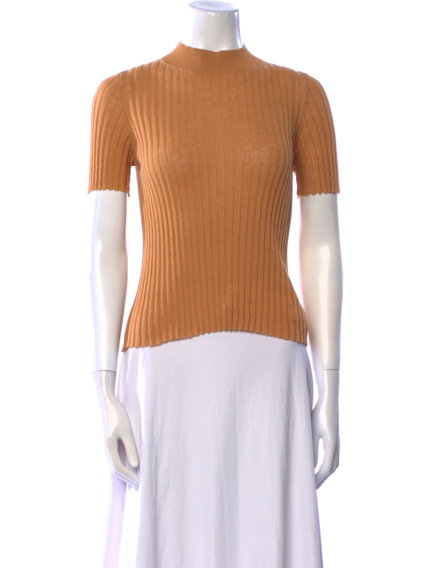 Nanushka Mock Neck Short Sleeve T-Shirt