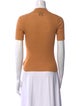 Nanushka Mock Neck Short Sleeve T-Shirt