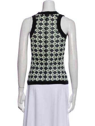 Nanushka Printed Crew Neck Top