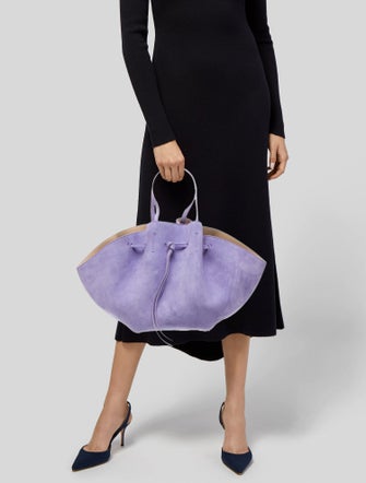 Nanushka Leather Top Handle Bag