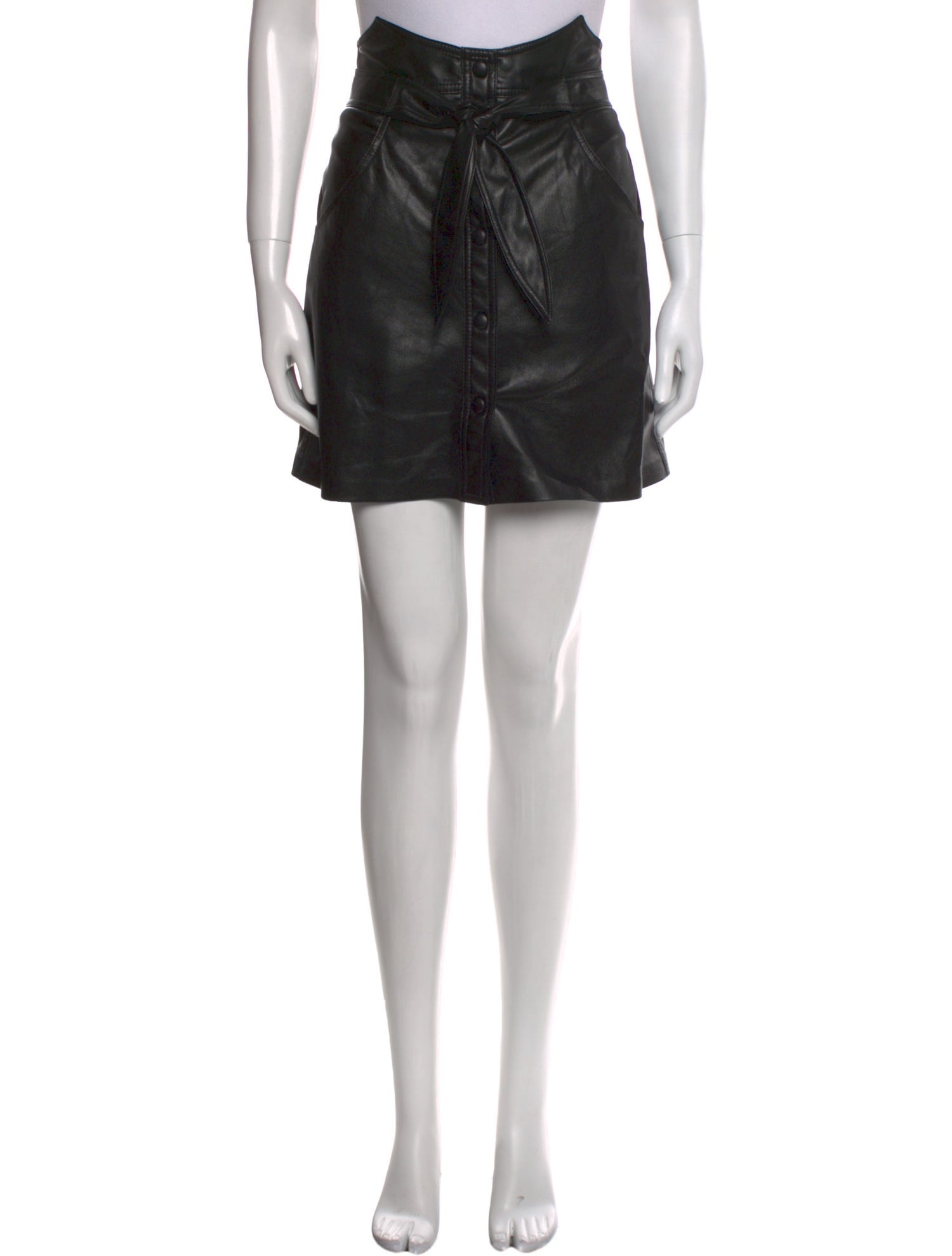 Nanushka Embroidered Accent Mini Skirt