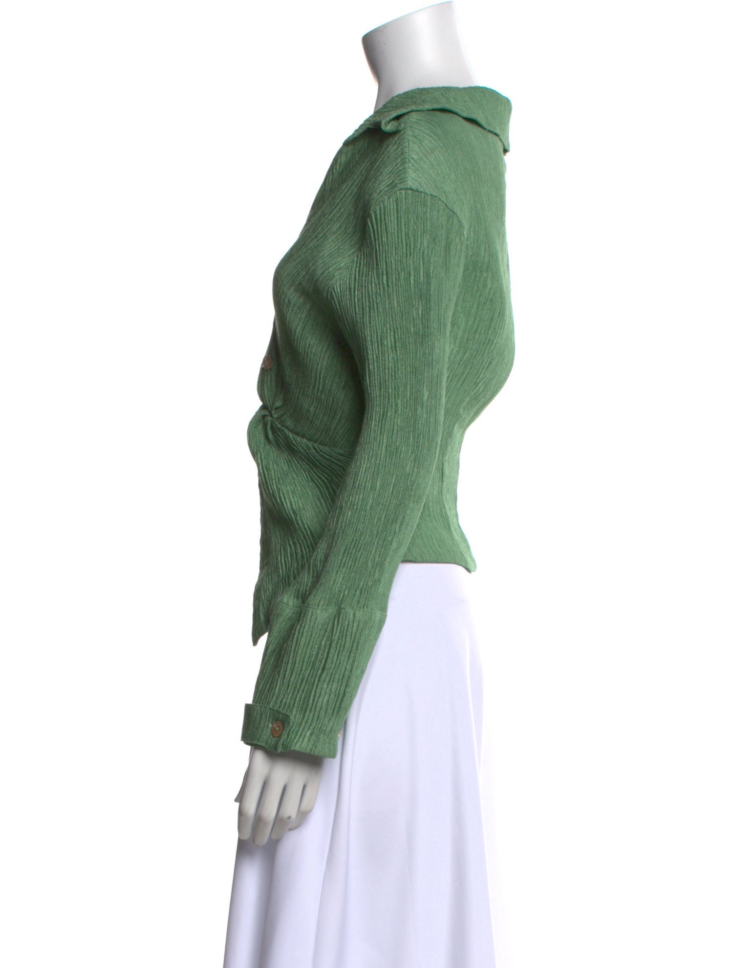 Nanushka Long Sleeve Crop Top