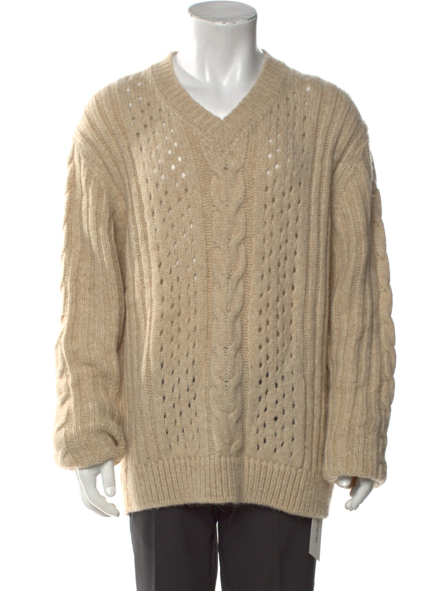 Nanushka V-Neck Long Sleeve Pullover