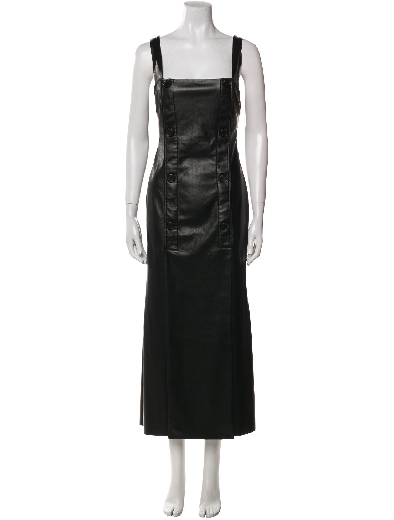 Nanushka Leather Long Dress