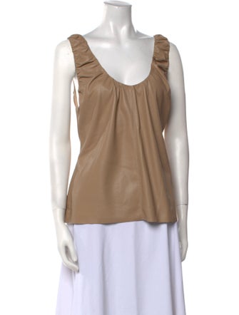 Nanushka Scoop Neck Sleeveless Top