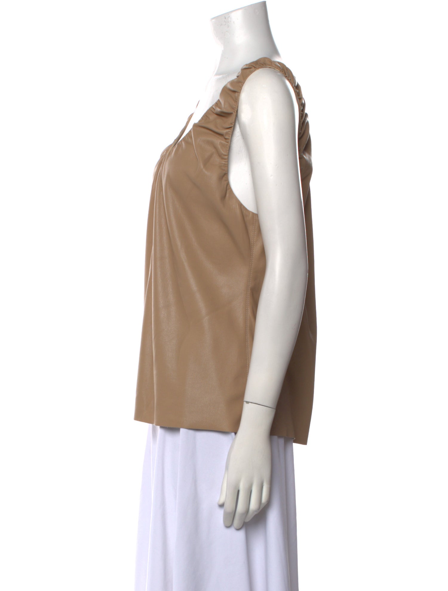 Nanushka Scoop Neck Sleeveless Top