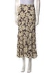 Nanushka Floral Print Midi Length Skirt