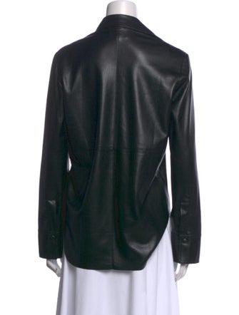 Nanushka Long Sleeve Button-Up Top