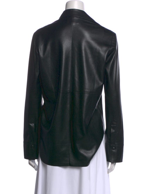 Nanushka Long Sleeve Button-Up Top